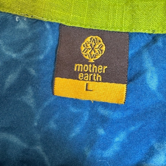 Mother Earth Boatneck Boho Shirt Size L - Picture 2 of 5